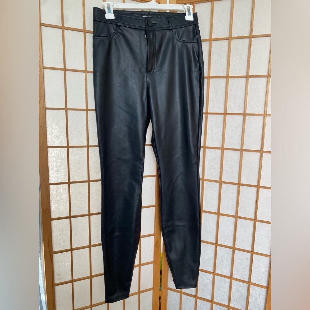 Zara leather leggings